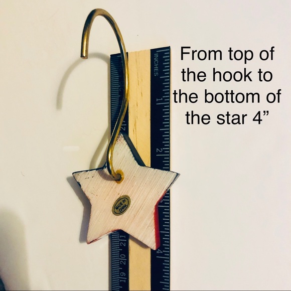 COPY - Star Shaped American Flag Shower Hooks - Picture 5 of 5